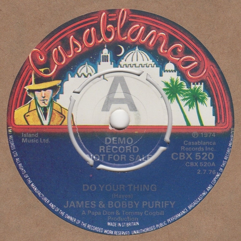 James & Bobby Purify - Do Unto Me / Everybody Needs Somebody James & Bobby Purify - Do Unto Me / Everybody Needs Somebody