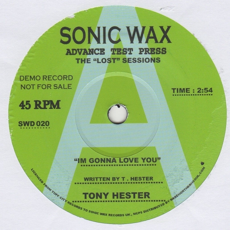 Tony Hester - I'm Gonna Love You CD