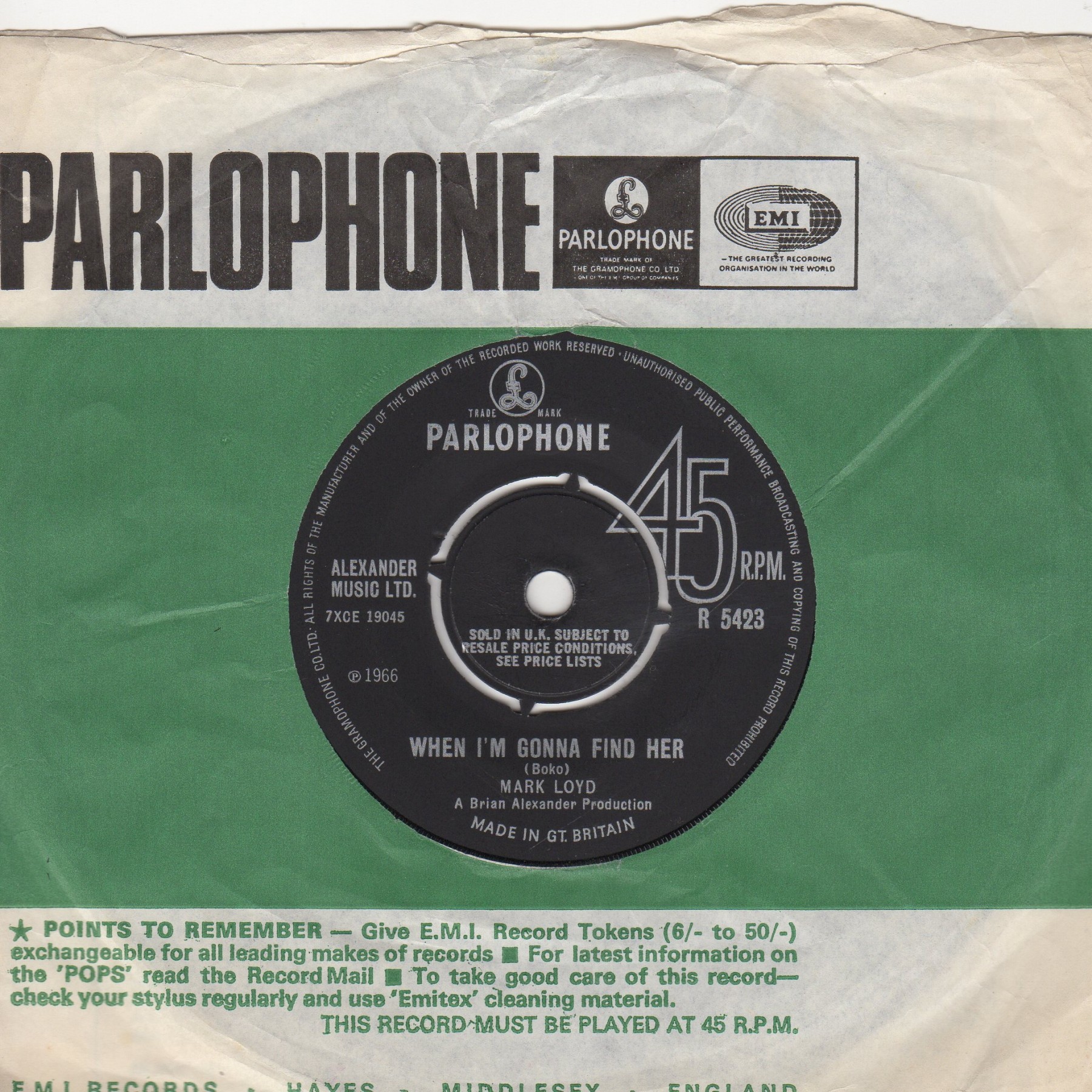 Where i'm Gonna Find Her / when evening falls