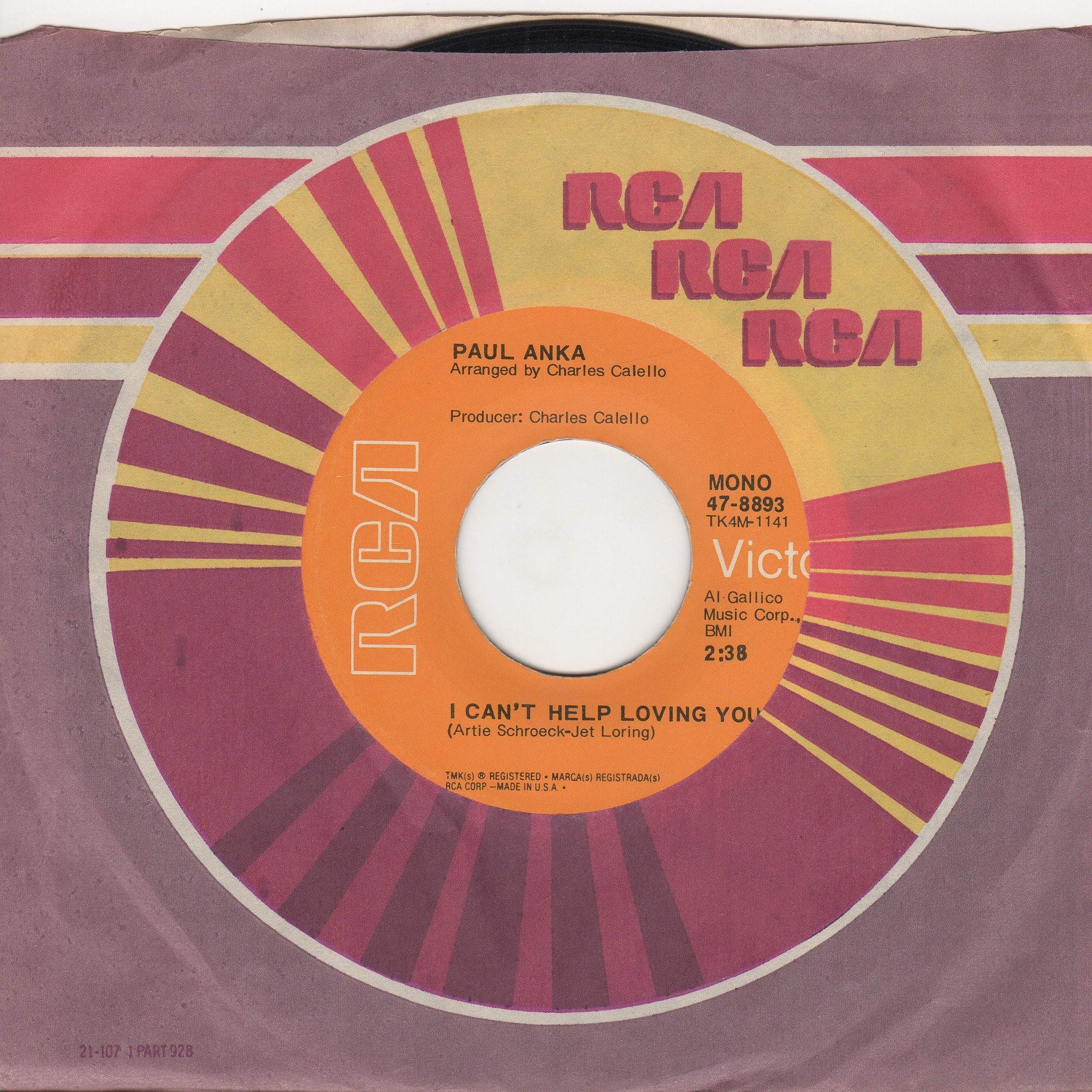 I Can't Help Loving You