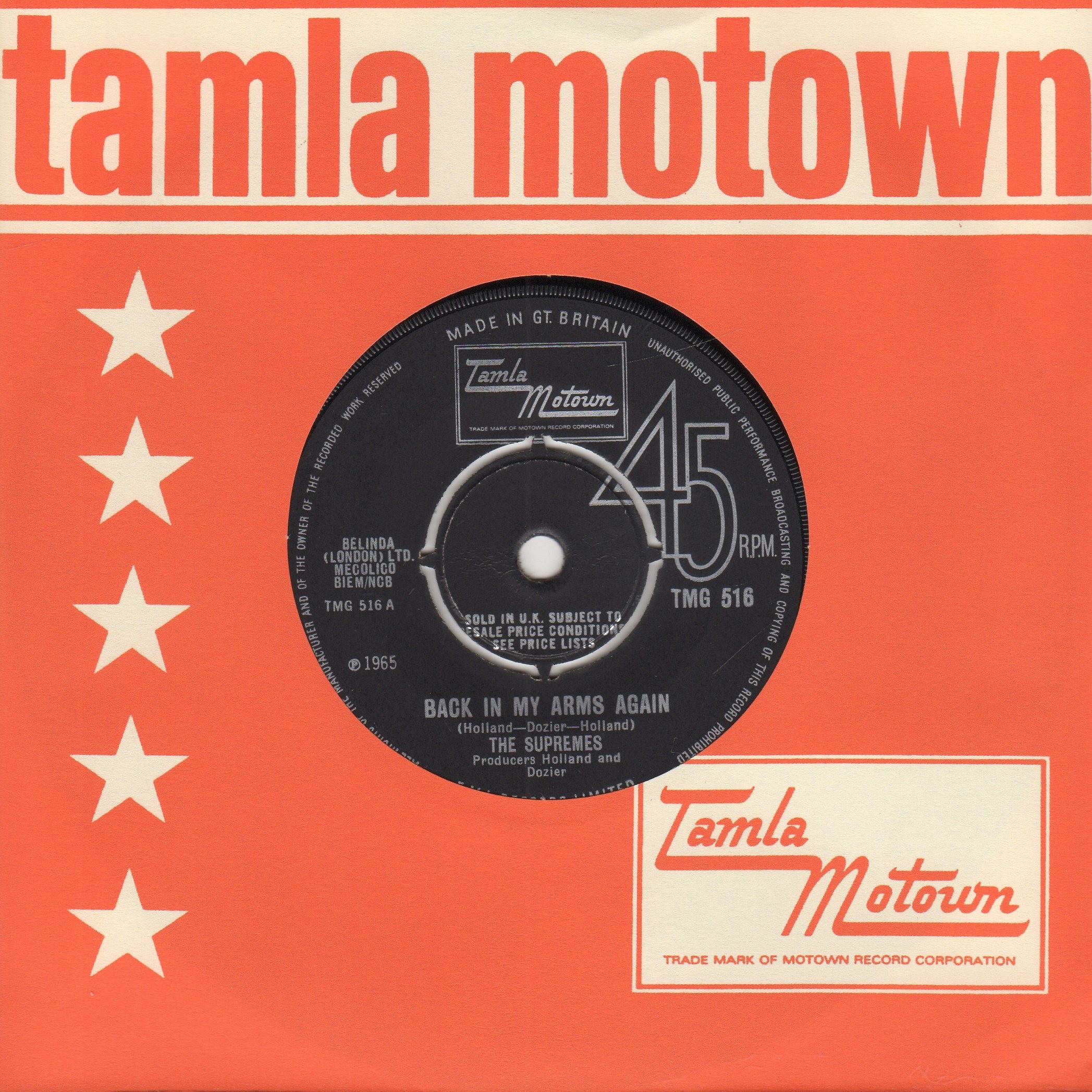 Back In My Arms Again