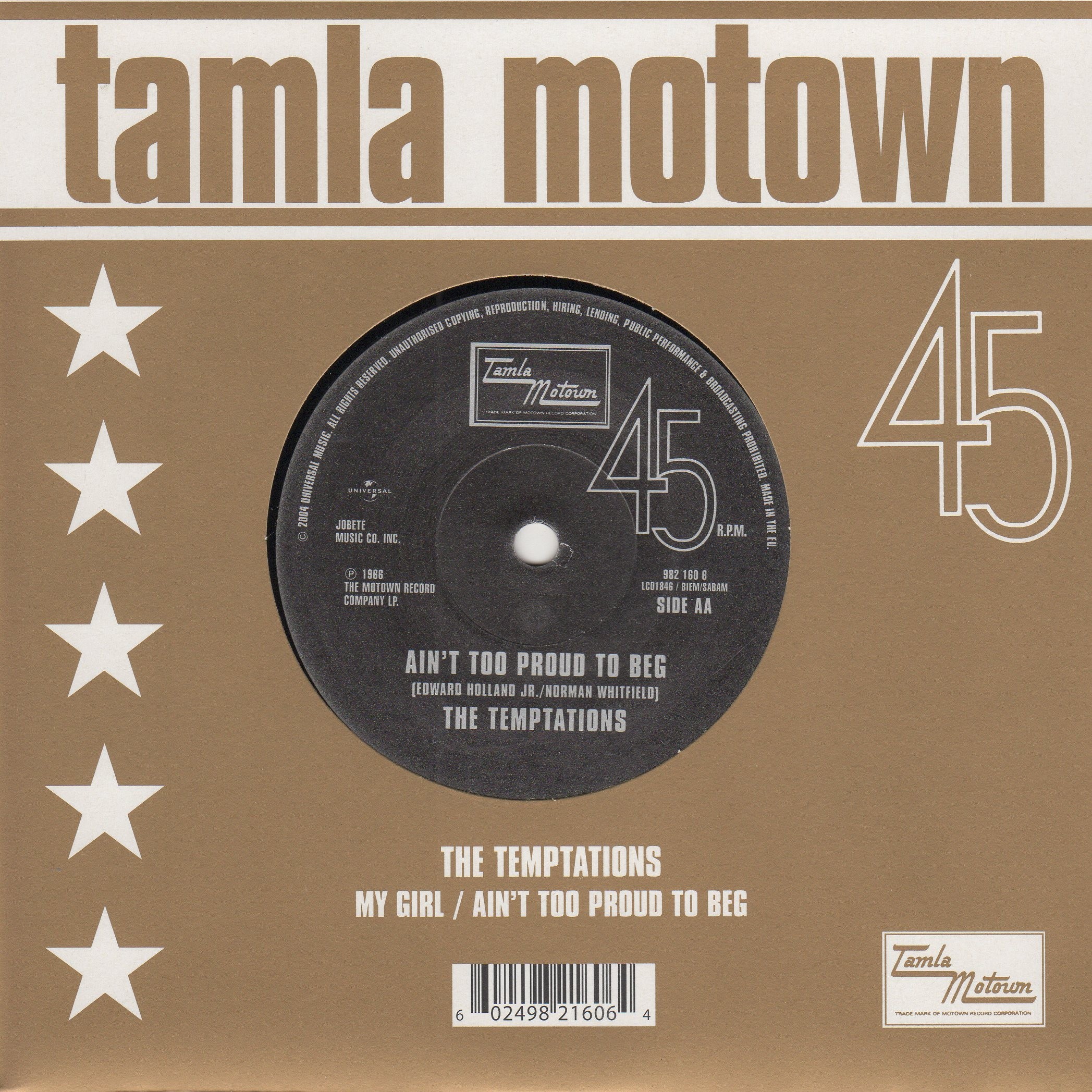 Ain't Too Proud To Beg 