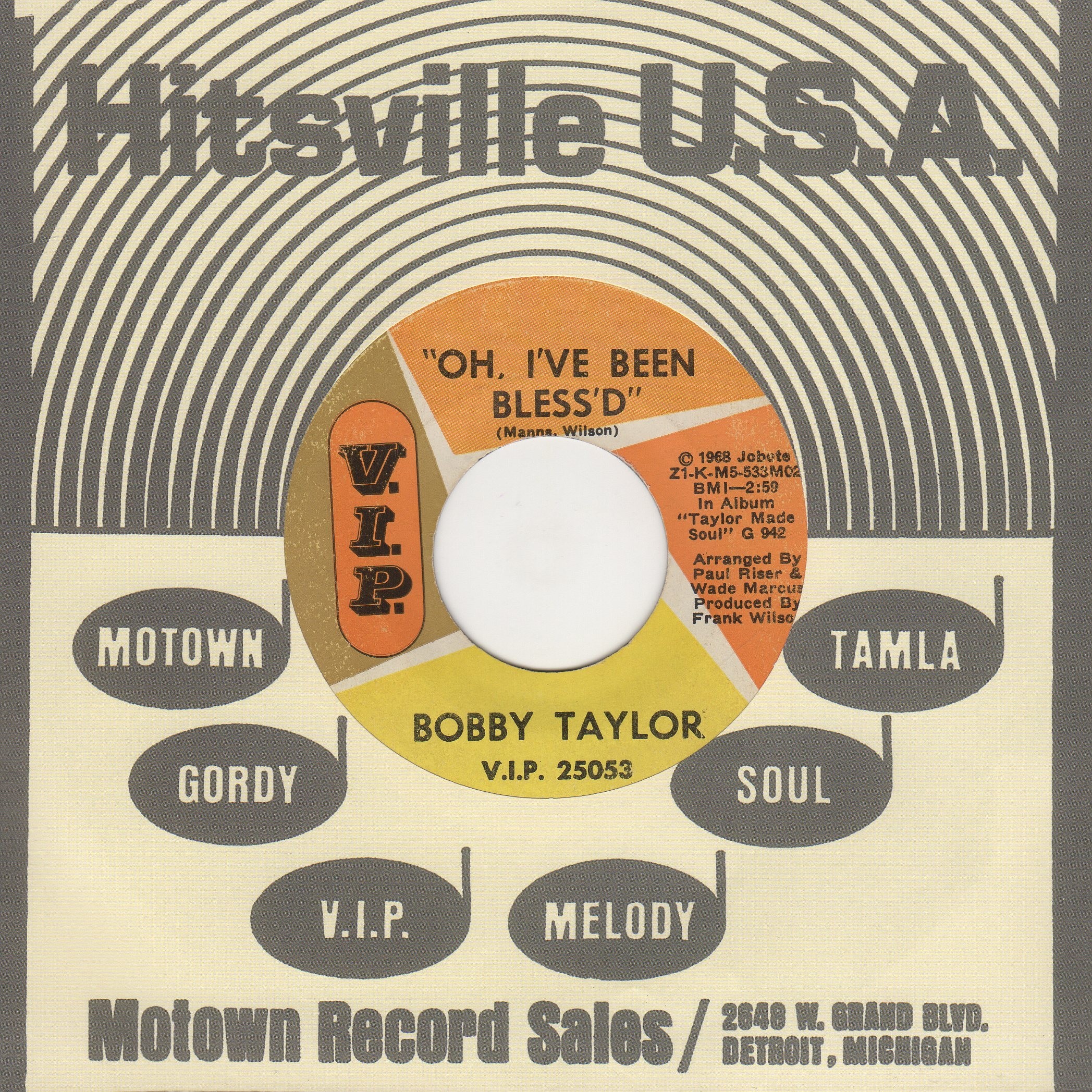 Oh I've Been Bless'd