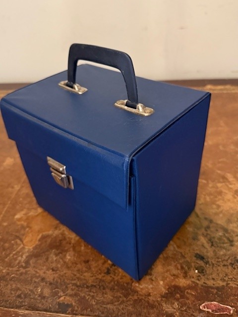 Vintage 70s  7" Record Box holds 50x vinyl 45s