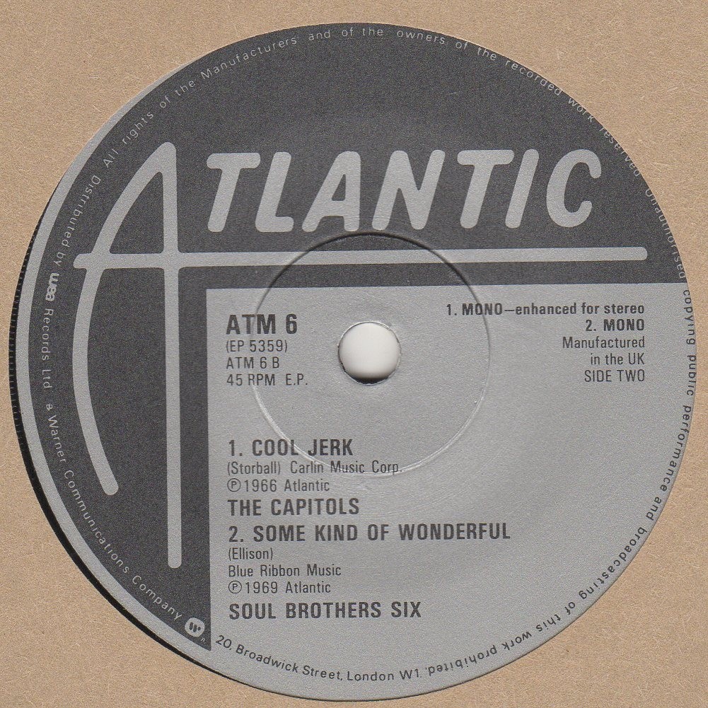 Some Kind Of Wonderful/Cool Jerk/Under The Boardwalk /At The Club