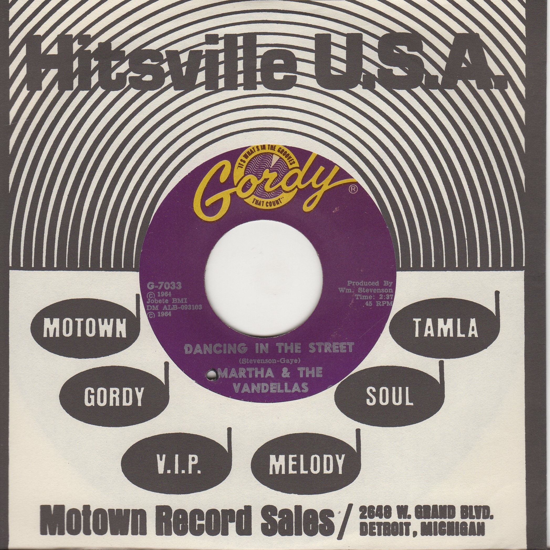 Dancing In The Street