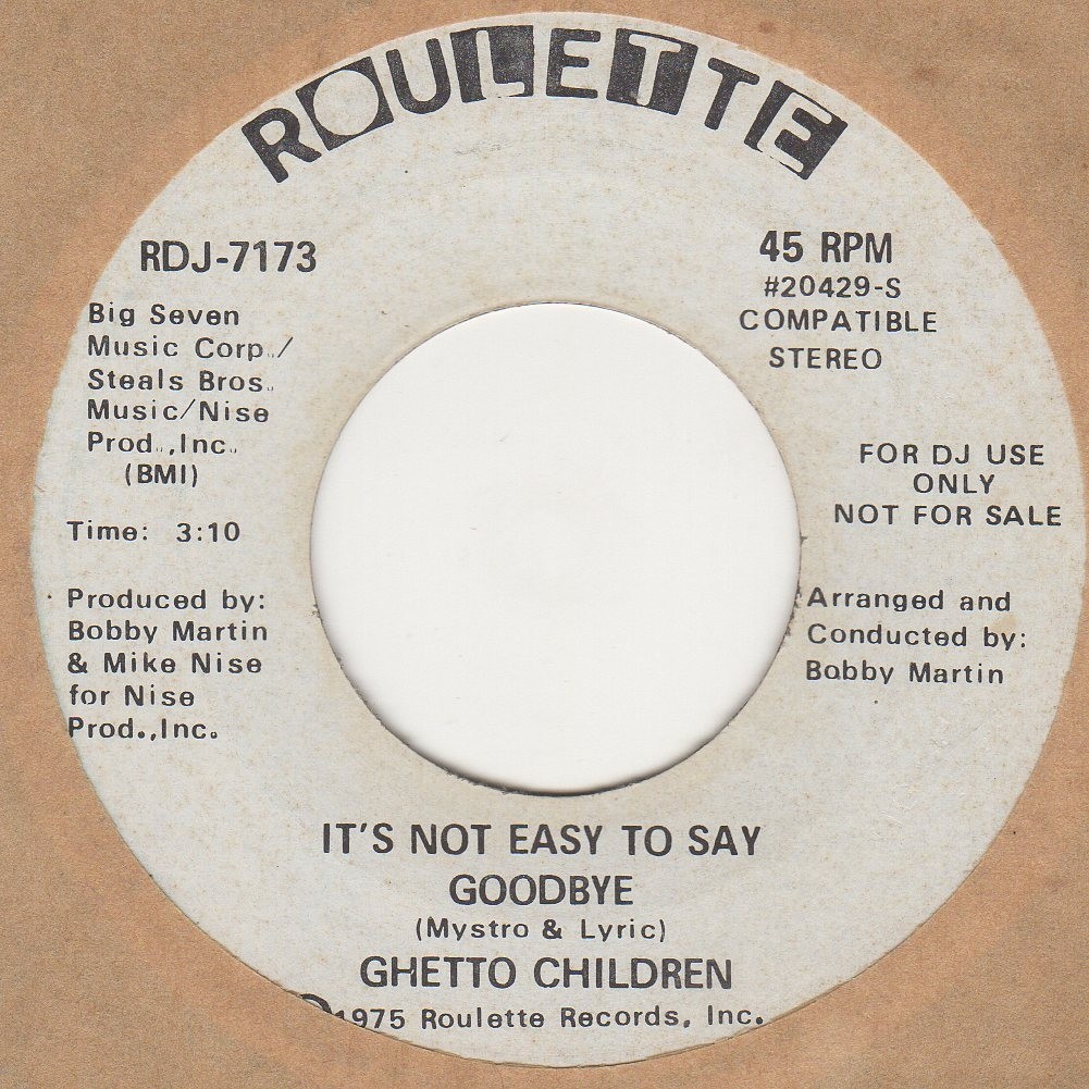 Its Not Easy To Say Goodbye