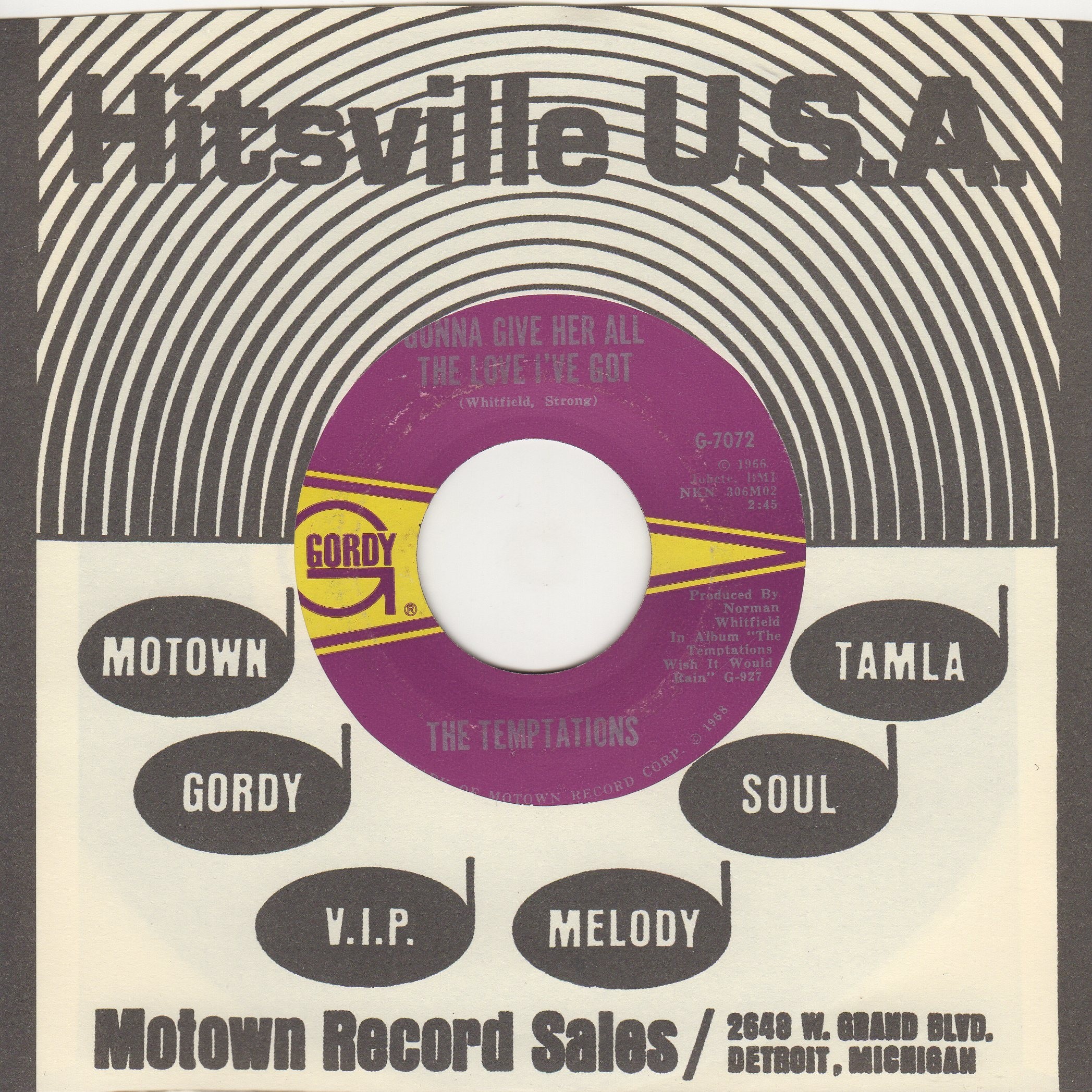 Gonna Give Her All The Love I've Got 