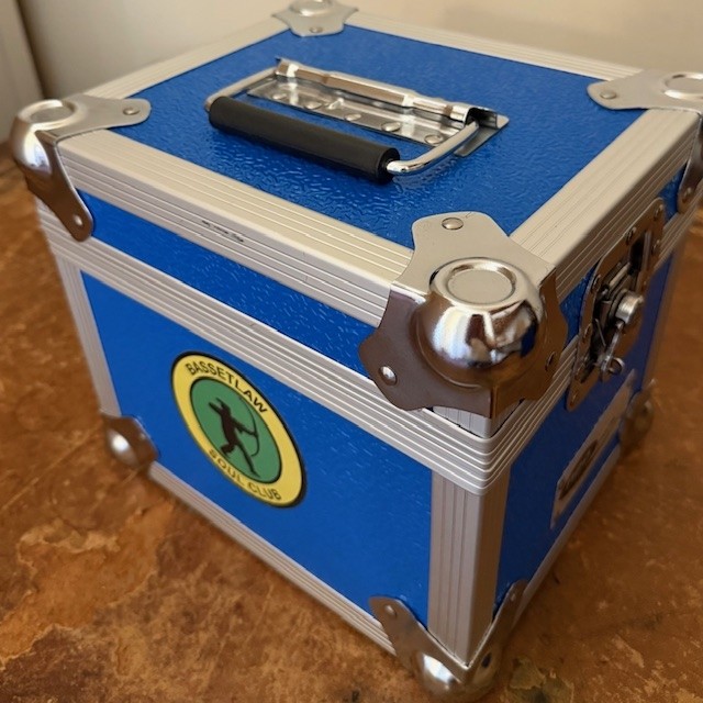 Strong  Reinforced 7" Record Box Holds 75x 45s