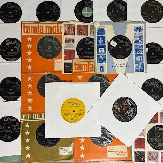20x UK 60s MOTOWN 45s Incl: RARE Argentinian Issue, Northern & MOTOWN 