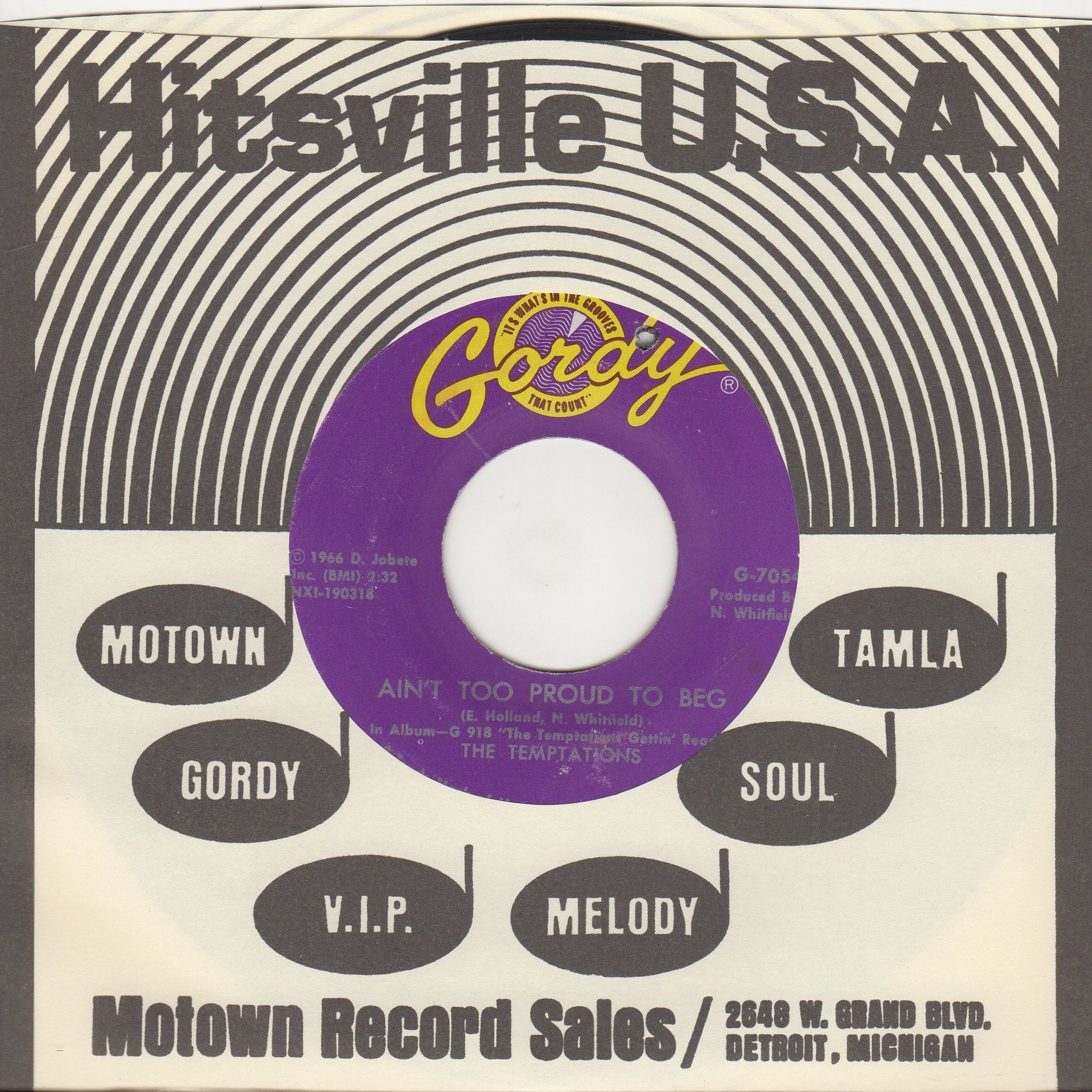 Aint Too Proud To Beg