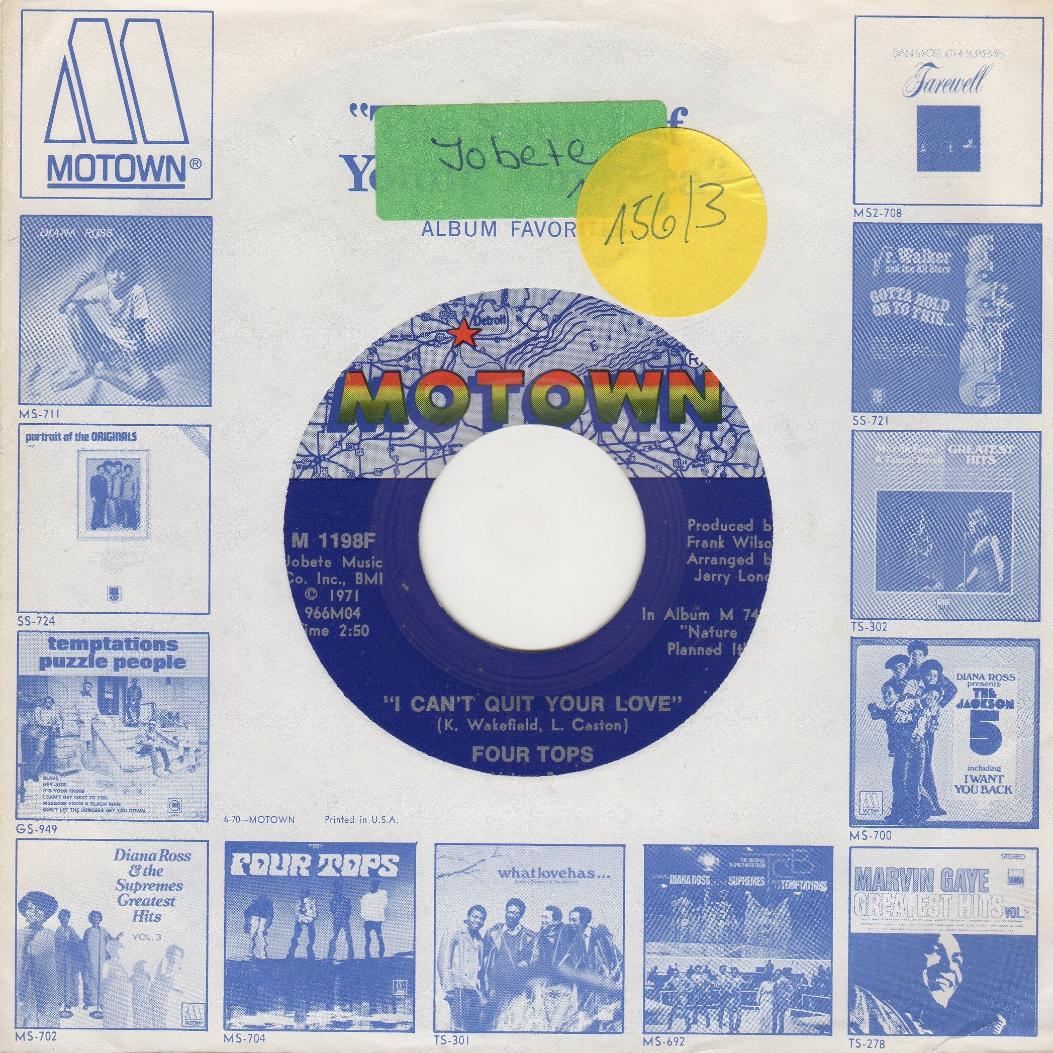 I Can't Quit Your Love