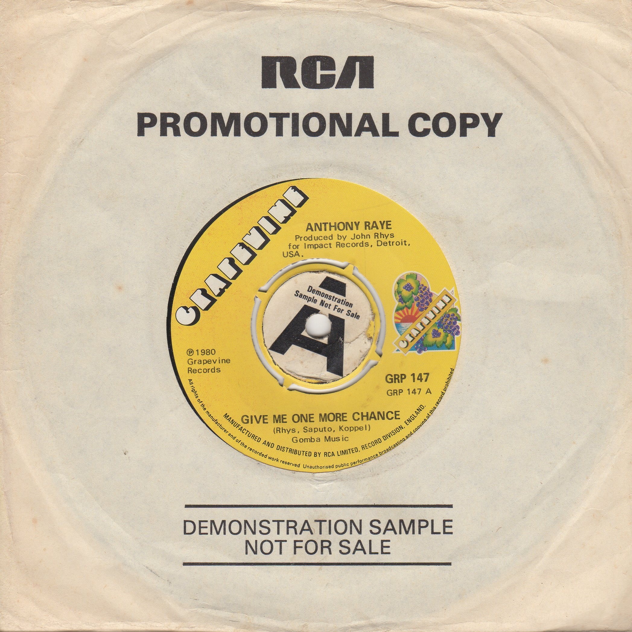 Give Me One More Chance