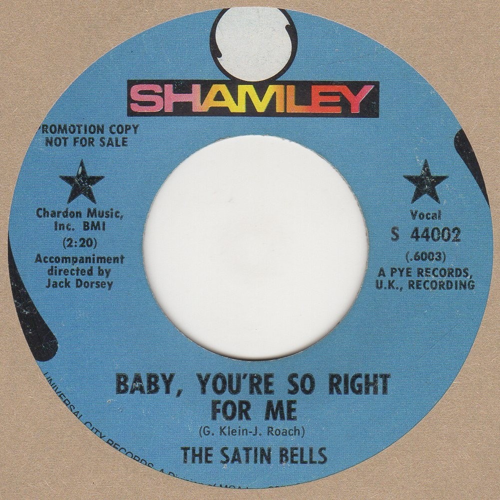 Baby Youre So Right For Me