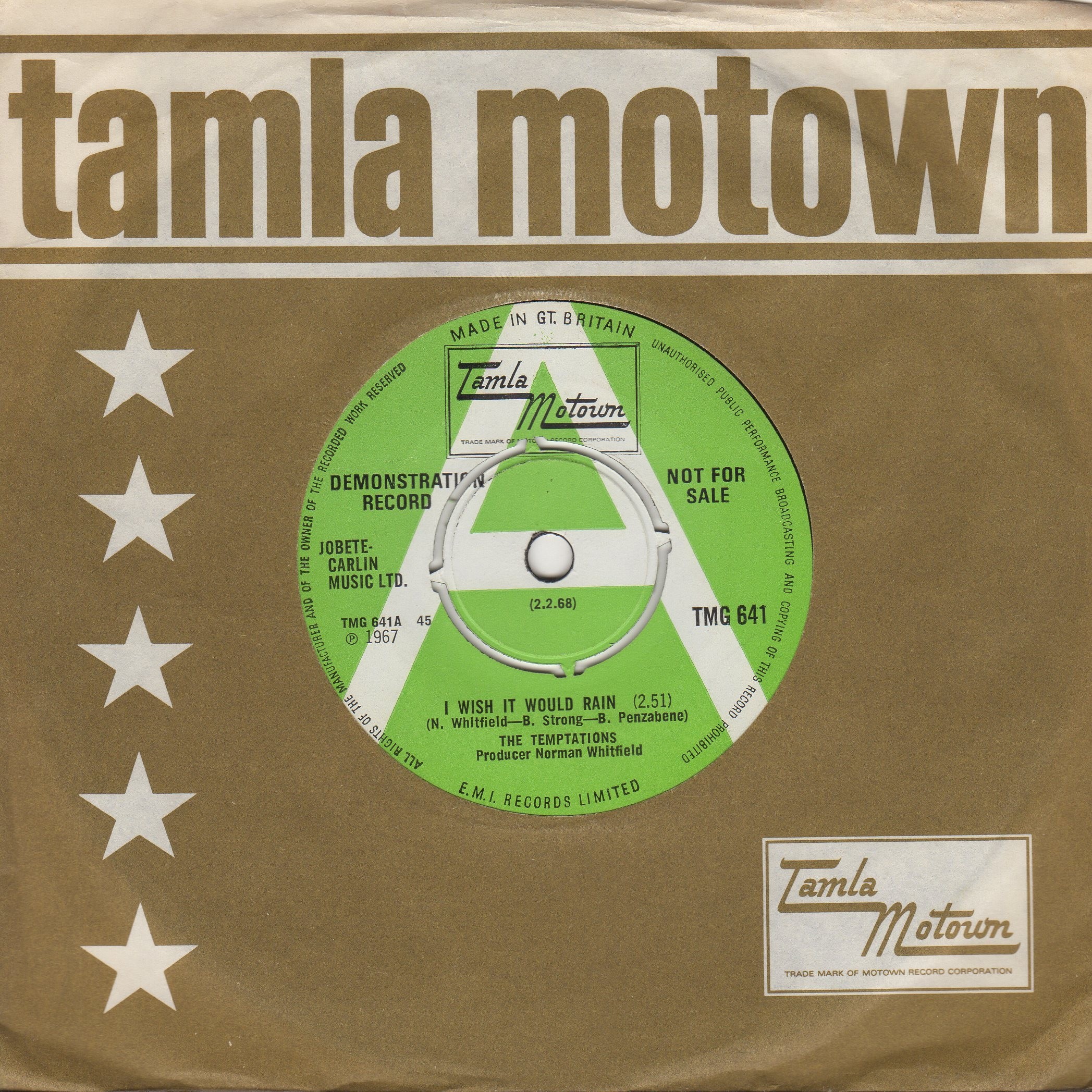 I Wish It Would Rain