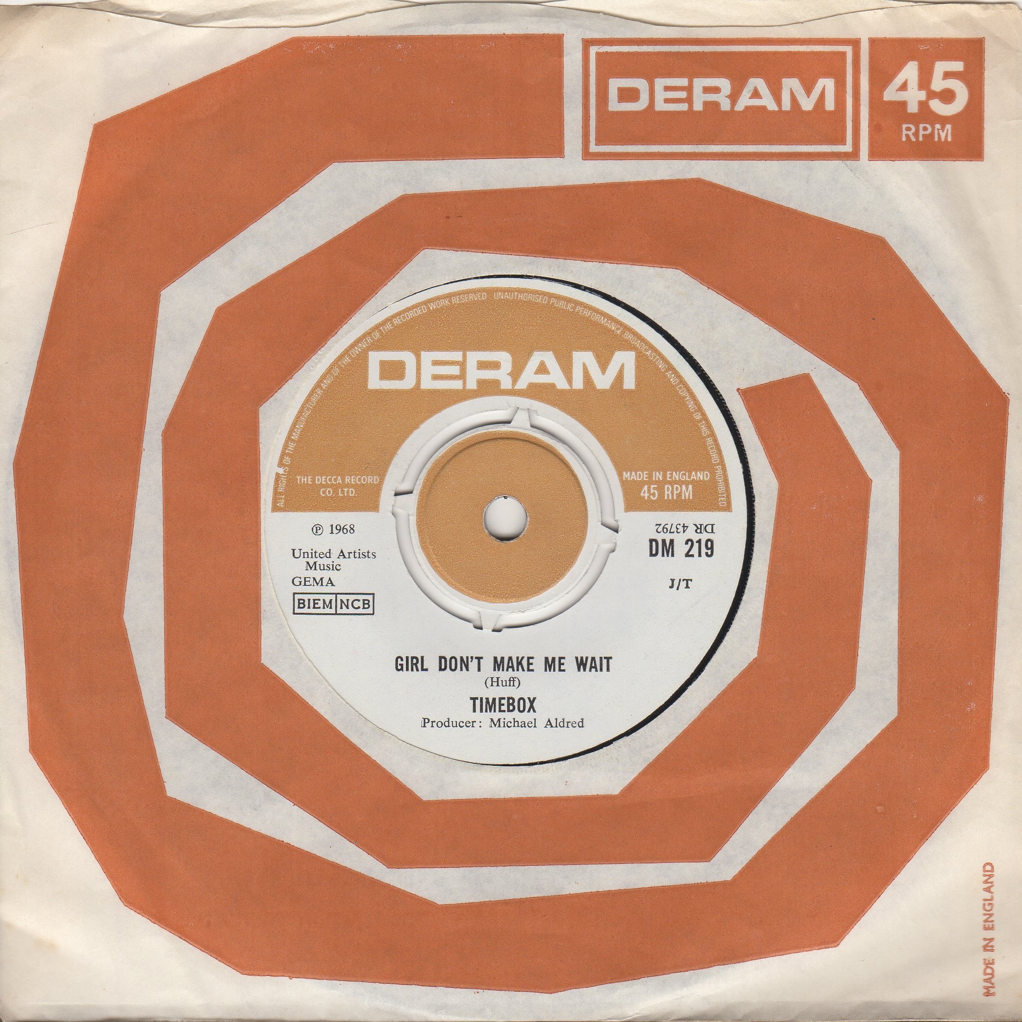 Girl Don't Make Me Wait