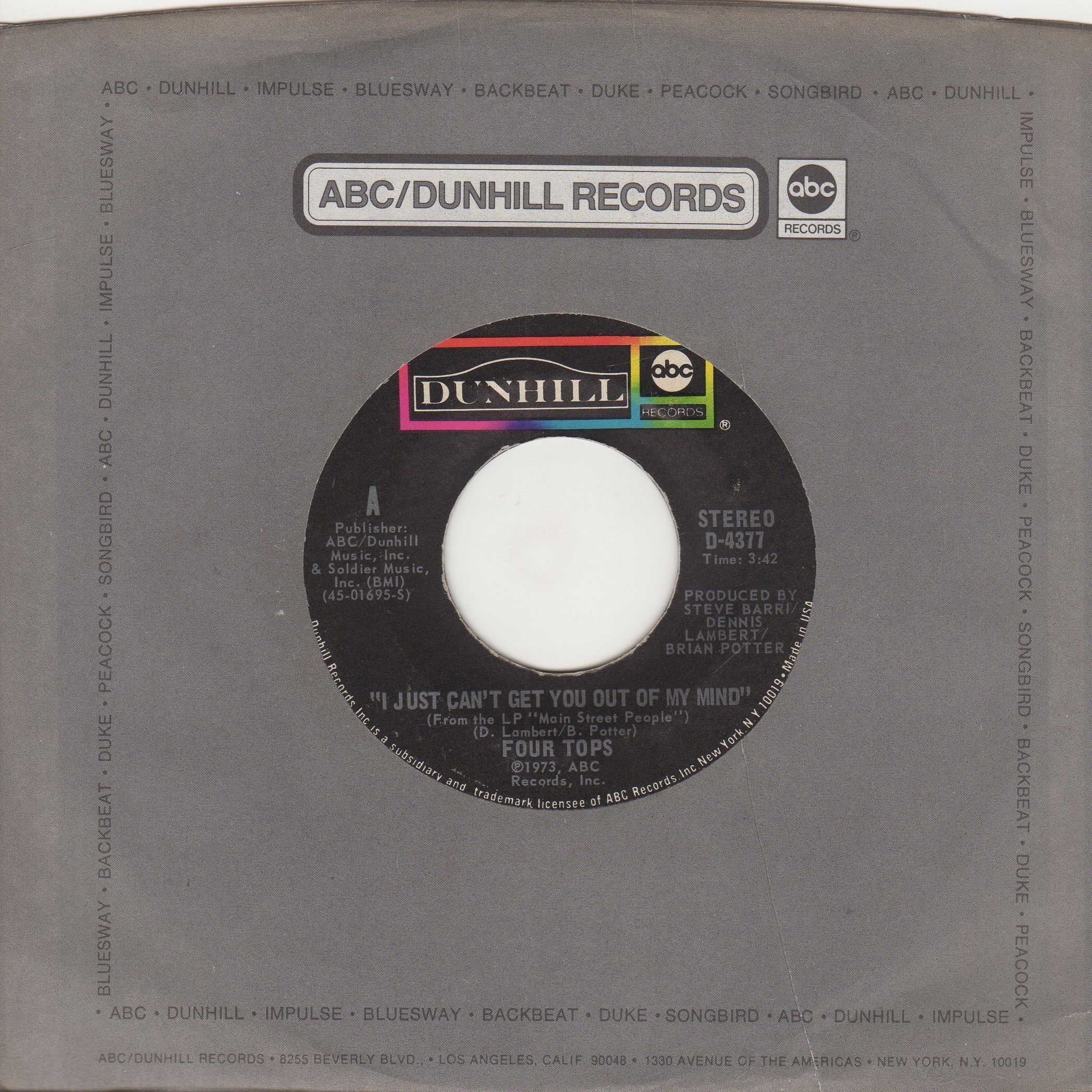 I Just Cant Get You Out Of My Mind