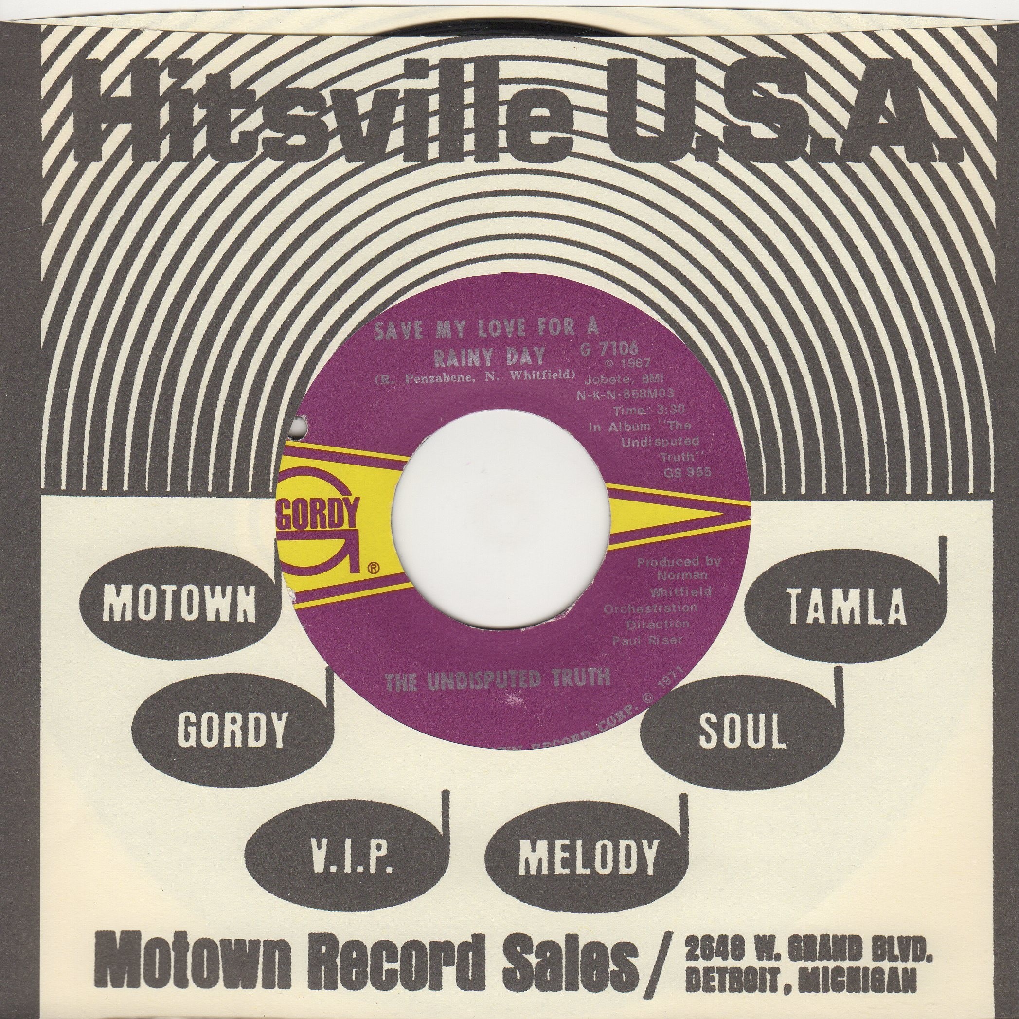 Save My Love For A Rainy Day