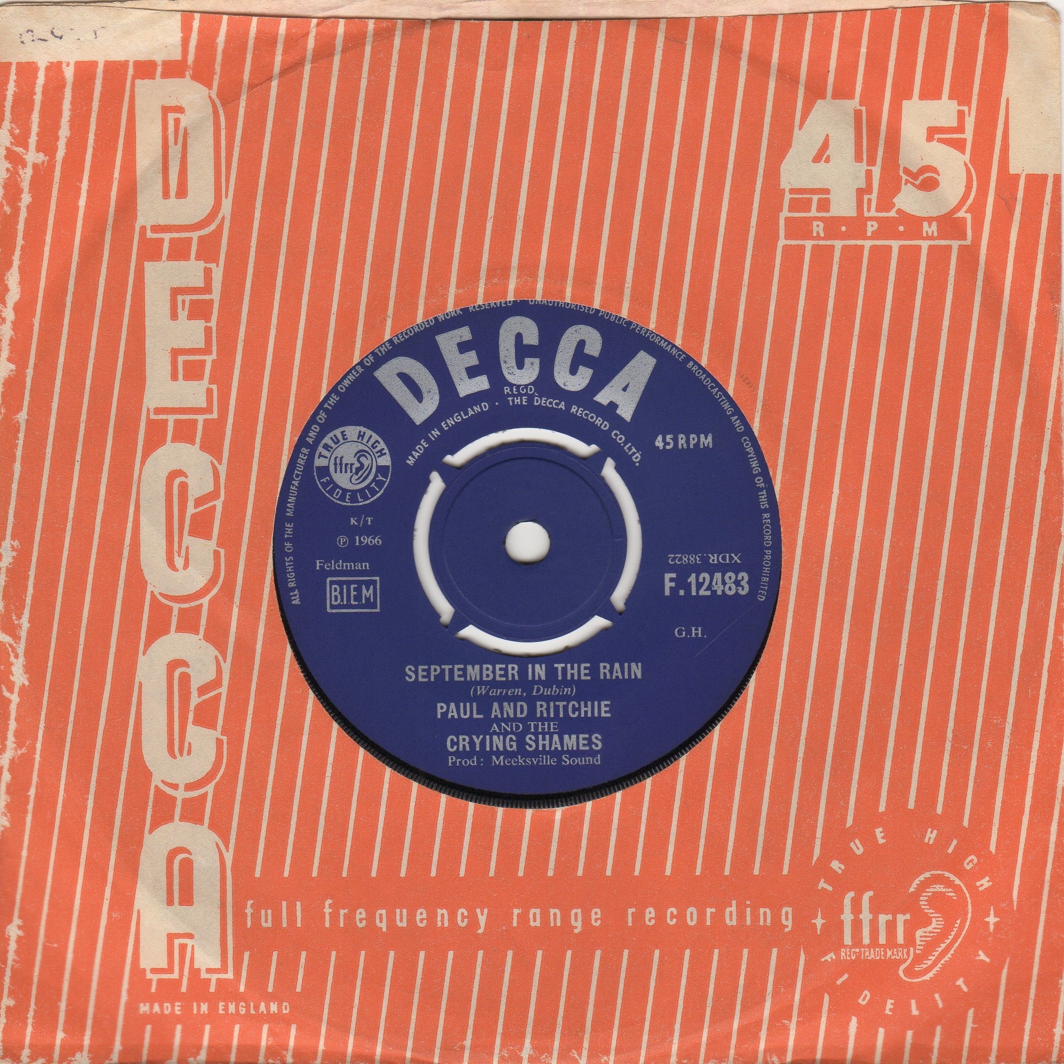 September In The Rain