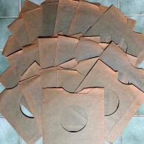 NORTHERN SOUL 20 x 60s Vintage 45rpm USA GREEN Thick Paper Record Sleeves, most have writing on one side