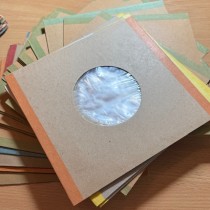 NORTHERN SOUL 25 x 70s Vintage 45rpm UK/USA Polythene Lined Record Sleeves, most have writing or sticker on one side