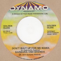 Don't Wait Up For Me Mama