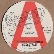 You Won't Say Nothing