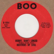 Hurry don't linger 