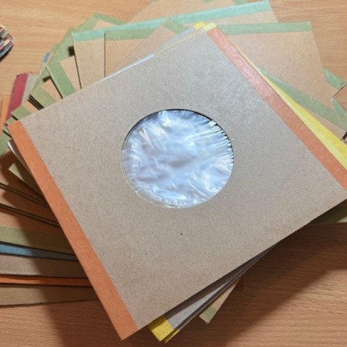 NORTHERN SOUL 25 x 70s Vintage 45rpm UK/USA Polythene Lined Record Sleeves, most have writing or sticker on one side