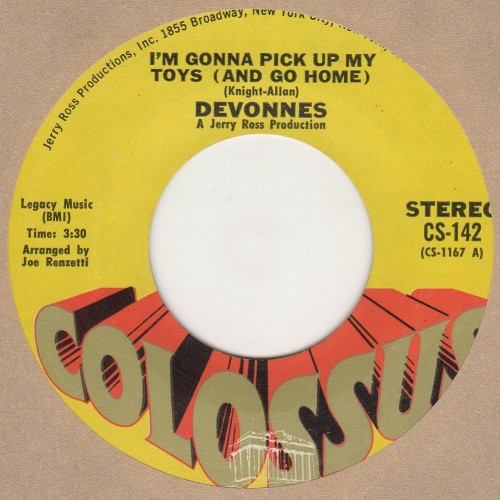 I'm Gonna Pick Up My Toys 