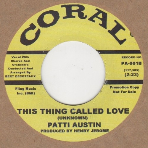 This Thing called love / I've Given All My Love