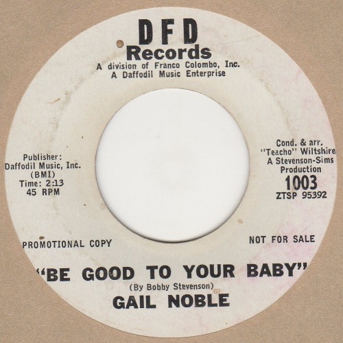 Be Good To Your Baby 