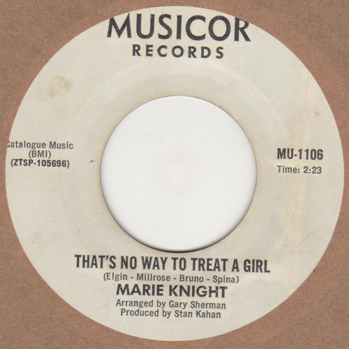 That's No Way To Treat A Girl