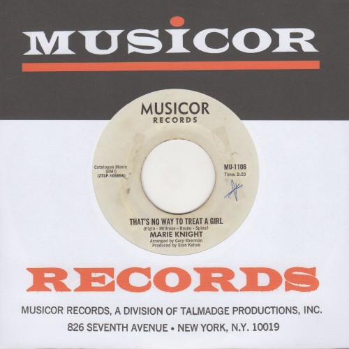 That's No Way To Treat A Girl