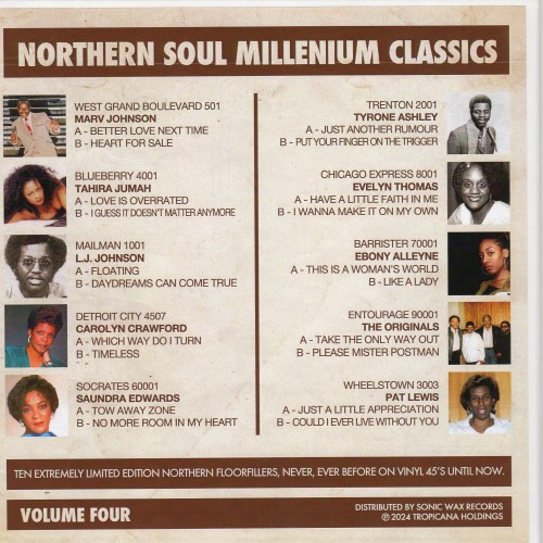 Northern Soul Millenium Classics Vol 4 7" Vinyl Box Set