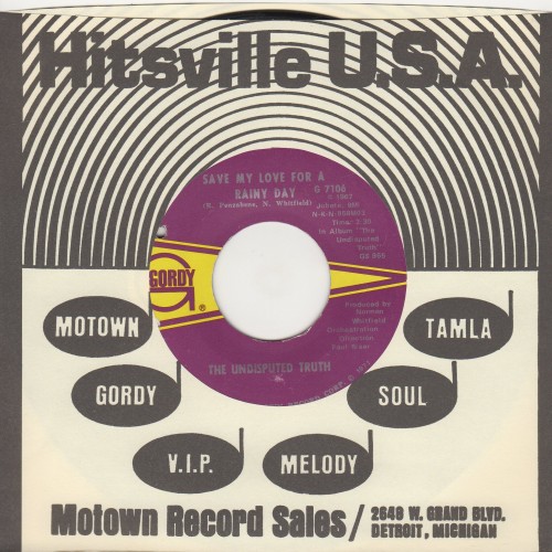 Save My Love For A Rainy Day